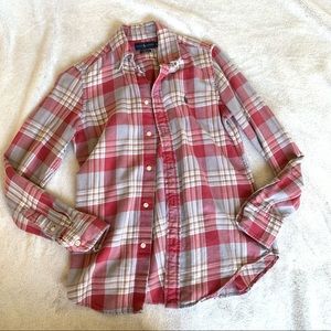 Red plaid flannel